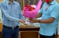 NEWLY APPOINTED C.RLY., PCMM WAS WELCOMED BY GS NRMU (CR/KR) COM. VENU P. NAIR ON 11.08.2021