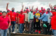 GS NRMU (CR/KR) COM. VENU P NAIR AND NRMU CADRES VISITED KOLAD/MANGAON/KHED/CHIPLUN/SANGAMSHWAR ROAD /RATNAGIRI RLY STATIONS OF KONKAN RAILWAY ON PRE-ELECTION DAY (04.08.2021)