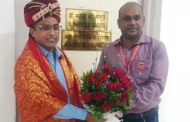 GS NRMU (CR/KR) COM. VENU P. NAIR CONGRATULATED SHRI MAHENDRA B. GANGURDE ON HIS PROMOTION TO CHIEF MEDICAL DIRECTOR AT GUWAHATI