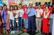 NRMU FELICITATE INDIAN WOMEN'S HOCKEY OLYMPIC TEAM PLAYERS OF CENTRAL RAILWAY WITH REAL GOLD MEDALS AND MEMENTOS ON 09.09.2021 AT CSMT