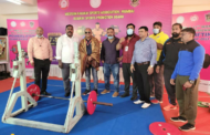 GS NRMU (CR/KR) COM. VENU P. NAIR ATTENDED THE NATIONAL CHAMPIONSHIP OF POWERLIFT COMPETITION AT MAHALAXMI SPORTS STADIUM(WR)