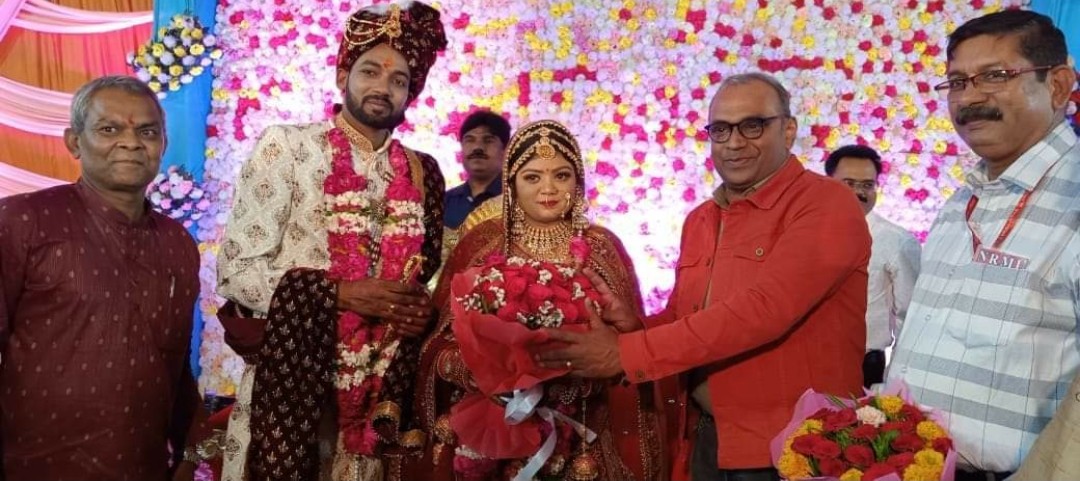 GS COM.VENU P. NAIR ATTENDED THE MARRIAGE OF DAUGHTER OF COM. GOPAL KUMAR RAIKWAR, DIRECTOR CRECCS/JHS