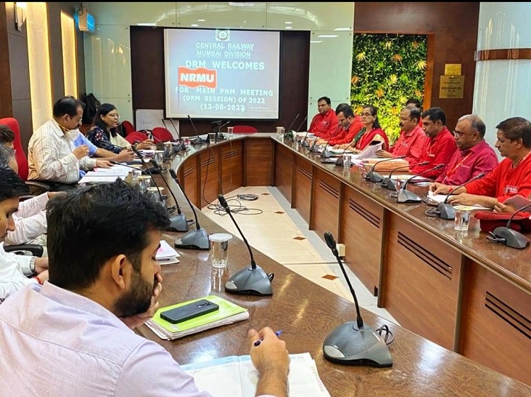 DRM MAIN PNM SESSION WITH NRMU (CR/KR) HELD ON 12.08.2022