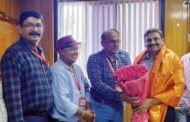 ON 06/09/2022 GS COM. VENU P. NAIR AND NRMU OFFICE BEARERS WELCOMED NEW C.RLY. PCE SHRI RAJESH ARORA AND PCEE SHRI N.P. SINGH