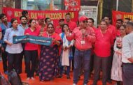 PROTEST DHARNA HELD BY RUNNING STAFF OF NRMU (CR/KR) IN FRONT OF CSMT LOBBY AND ALL DIVISION'S OF CENTRAL RAILWAY AND FINALLY MEMORANDUM HANDED OVER TO GM AND ALL DRM'S ON 20.03.2023