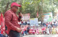 PROTEST MEETING HELD BY NRMU (CR/KR) IN FRONT OF PAREL WORKSHOP ON 10.05.2023