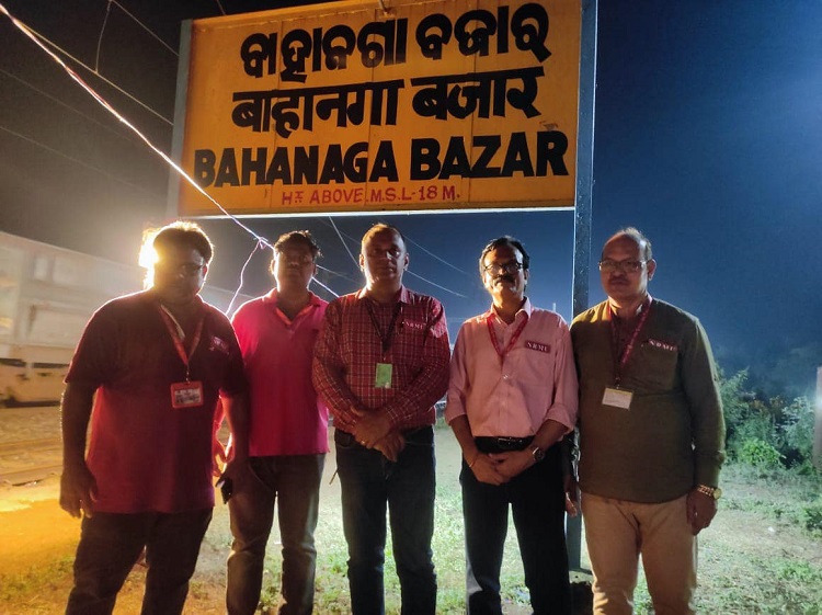 NRMU (CR/KR) DELEGATION LED BY GS COM. VENU P. NAIR VISIT TO RECENT TRAIN ACCIDENT SPOT AT BHANAGA BAZAR STATION AND BALASORE, ORISSA ON 06 & 07 JUNE 2023.