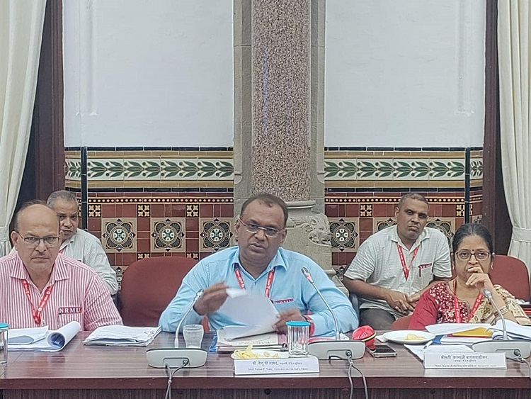 GM PNM MEETING OF NRMU (CR/KR) HELD ON 27 & 28 TH JUNE 2023 IN GM MEETING HALL IN THE AUGUST PRESENCE OF GS COM. VENU P NAIR