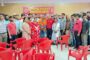 NRMU DELEGATION LED BY GS COM. VENU P NAIR VISITED PCMD/C.RLY. MEERA ARORA JI AND GREETED HER  WITH FLOWER BOUQUET ON 07.07.2023