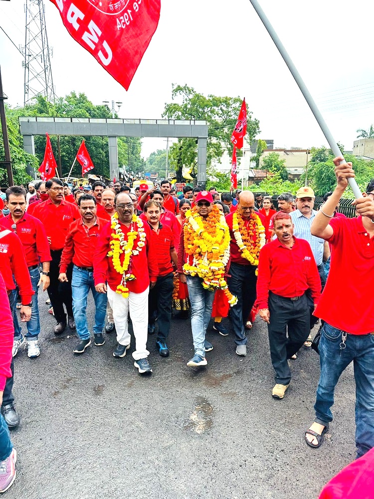 THE DCM OF NAGPUR DIVISION HELD ON 25.07.2023 AT BALHARSHAH IN THE AUGUST PRESENCE OF GS/NRMU(CR/KR) COM. VENU P. NAIR